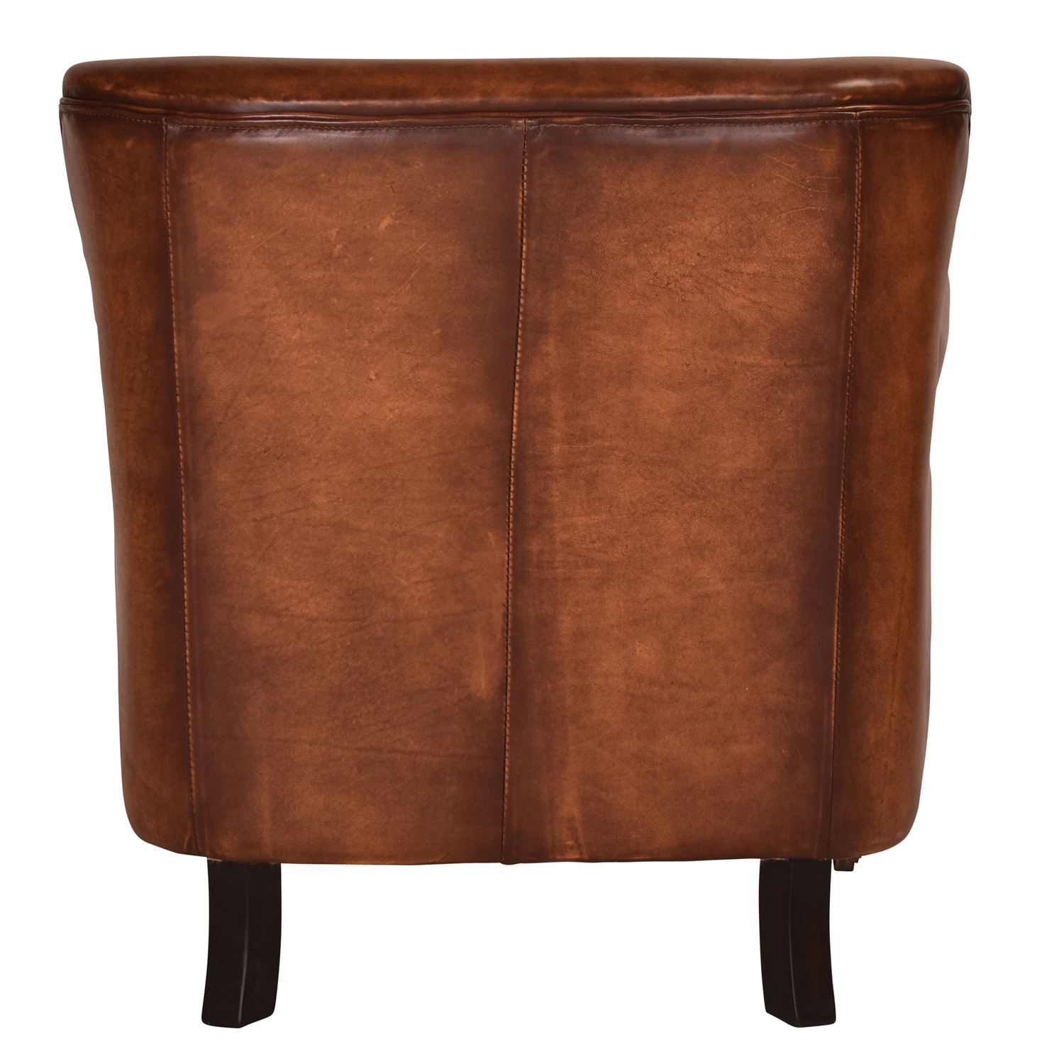 Tan Heron Leather Armchair