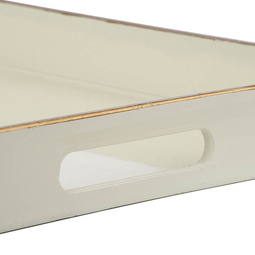 Chartwell Home White Moore Rectangular Decorative Tray Temple & ster