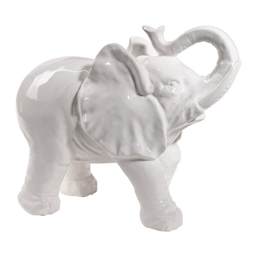 Chartwell Home White Elephant Statue | Temple & Webster