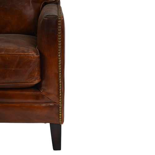 Vickers 2 Seater Leather Sofa