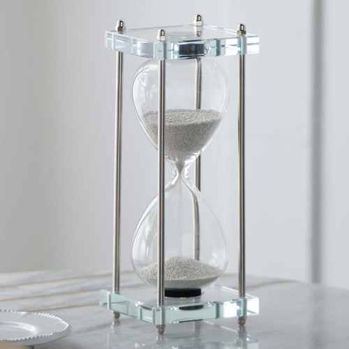 25cm Cyrus Iron Hourglass