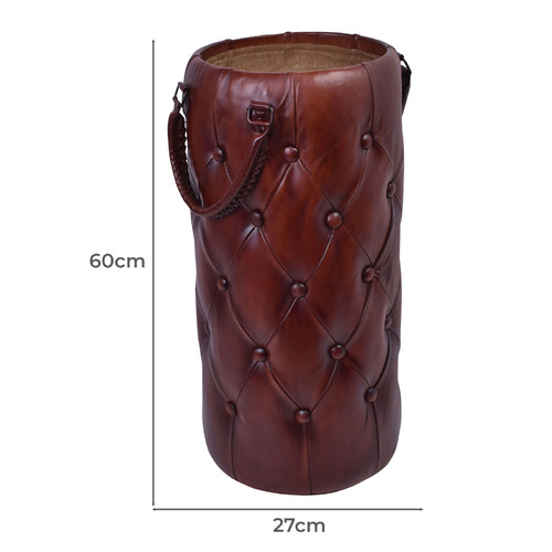 Travie Leather Umbrella Stand Temple & ster