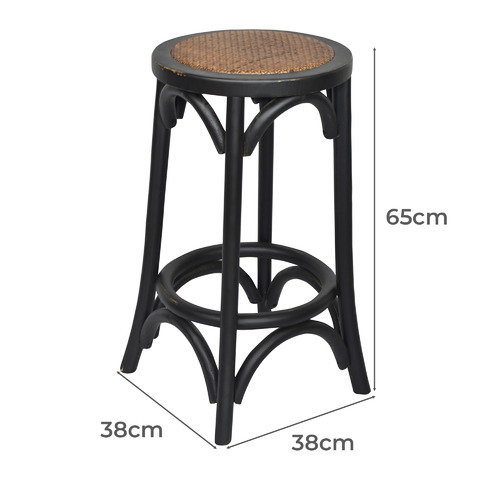 Black Elm Wood Regin Barstool