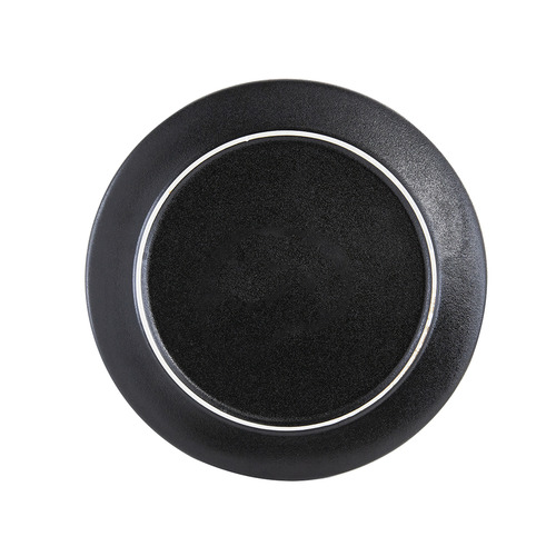 Black Lerew 26.5cm Porcelain Plate