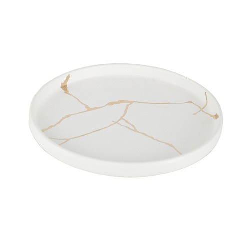 White Lerew 21cm Porcelain Plate