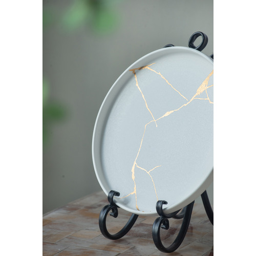 White Lerew 26.5cm Porcelain Plate