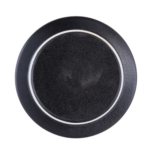 Black Lerew 21cm Porcelain Plate