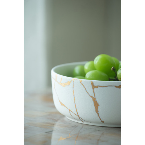 White Lerew 18cm Porcelain Bowl