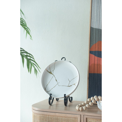 White Lerew 26.5cm Porcelain Plate