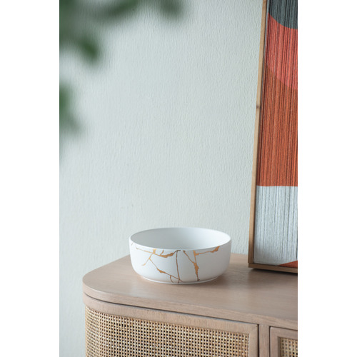 White Lerew 18cm Porcelain Bowl