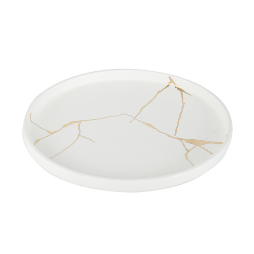 White Lerew 26.5cm Porcelain Plate