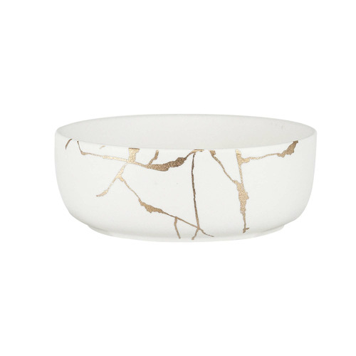 White Lerew 18cm Porcelain Bowl