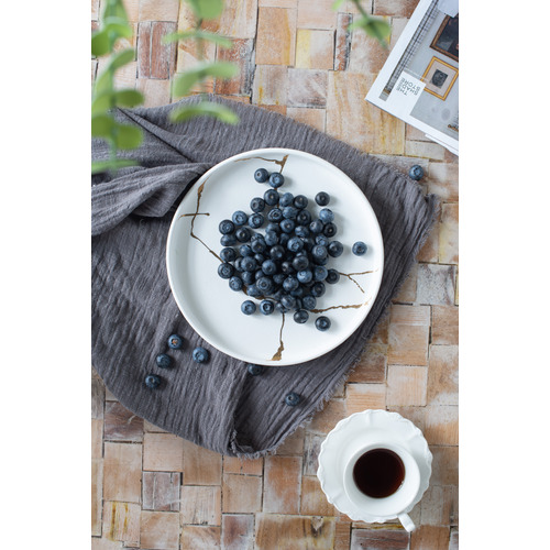 White Lerew 21cm Porcelain Plate