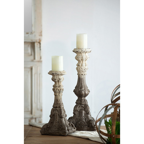 2 Tone Magnesia Candle Holder
