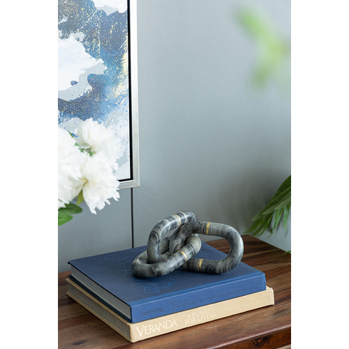Grey Marble Chain Ornament