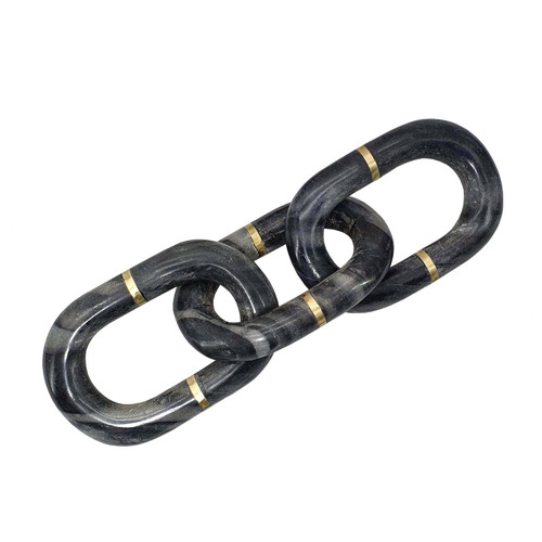 Grey Marble Chain Ornament