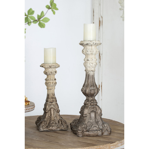 2 Tone Magnesia Candle Holder