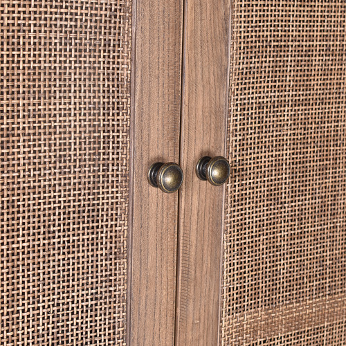Seraphiel Recycled Elm & Iron Cabinet