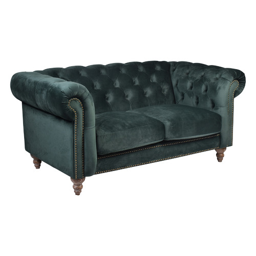 Raguel 2 Seater Velvet Sofa | Temple & Webster