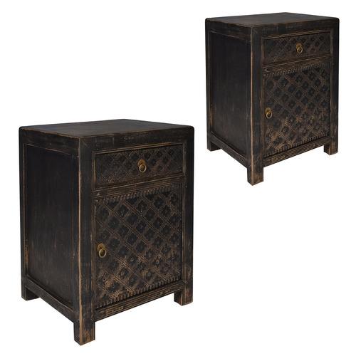 Dylan Pine Wood Bedside Tables