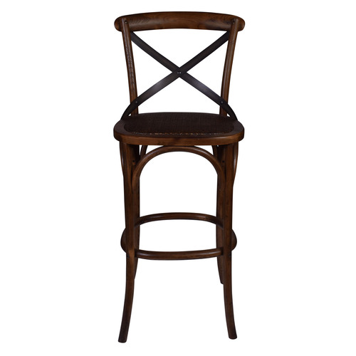 63cm Savanah Oak Wood Barstool
