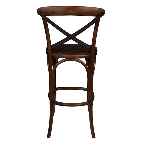 63cm Savanah Oak Wood Barstool