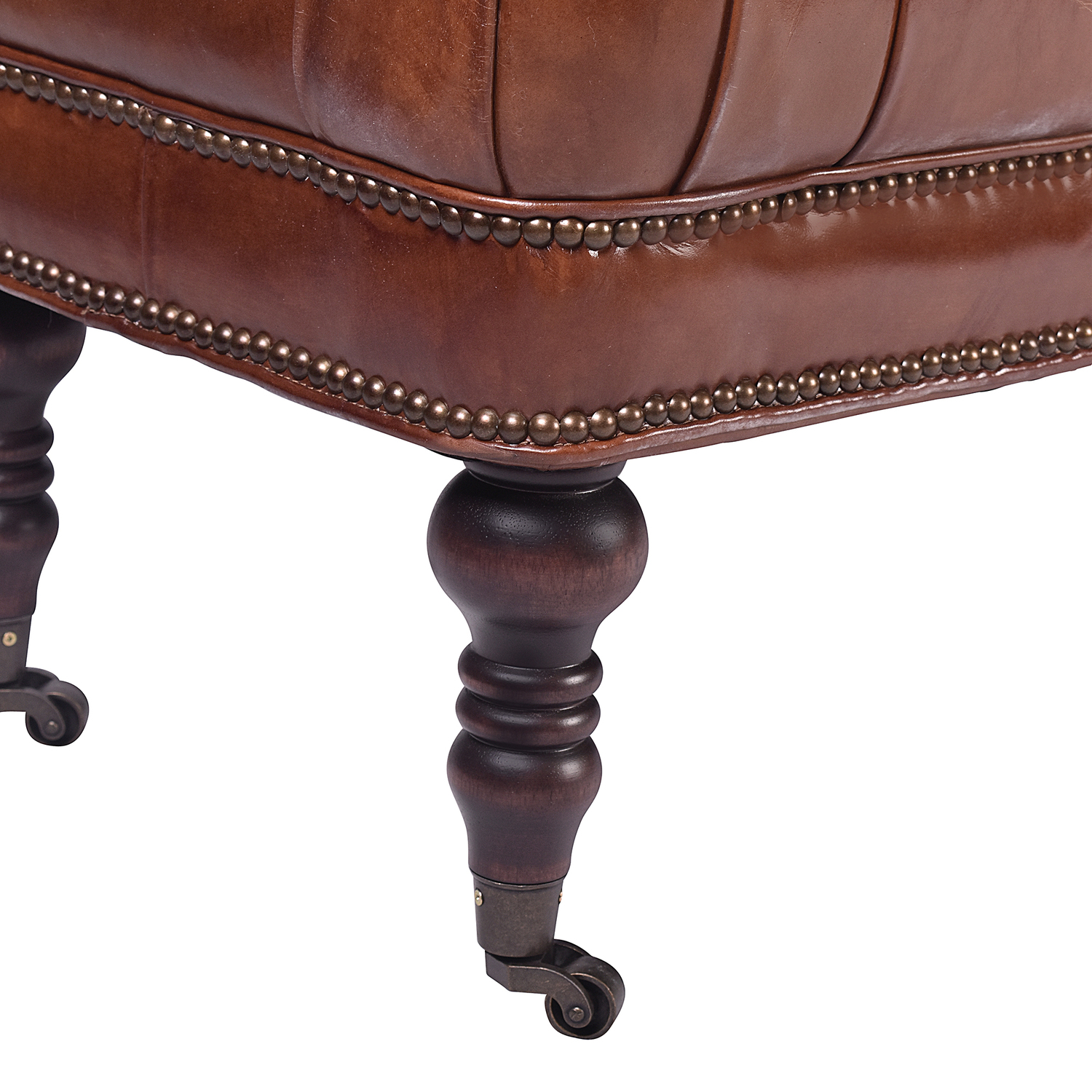 Remiel-Aged-3-Seater-Cowhide-Bench