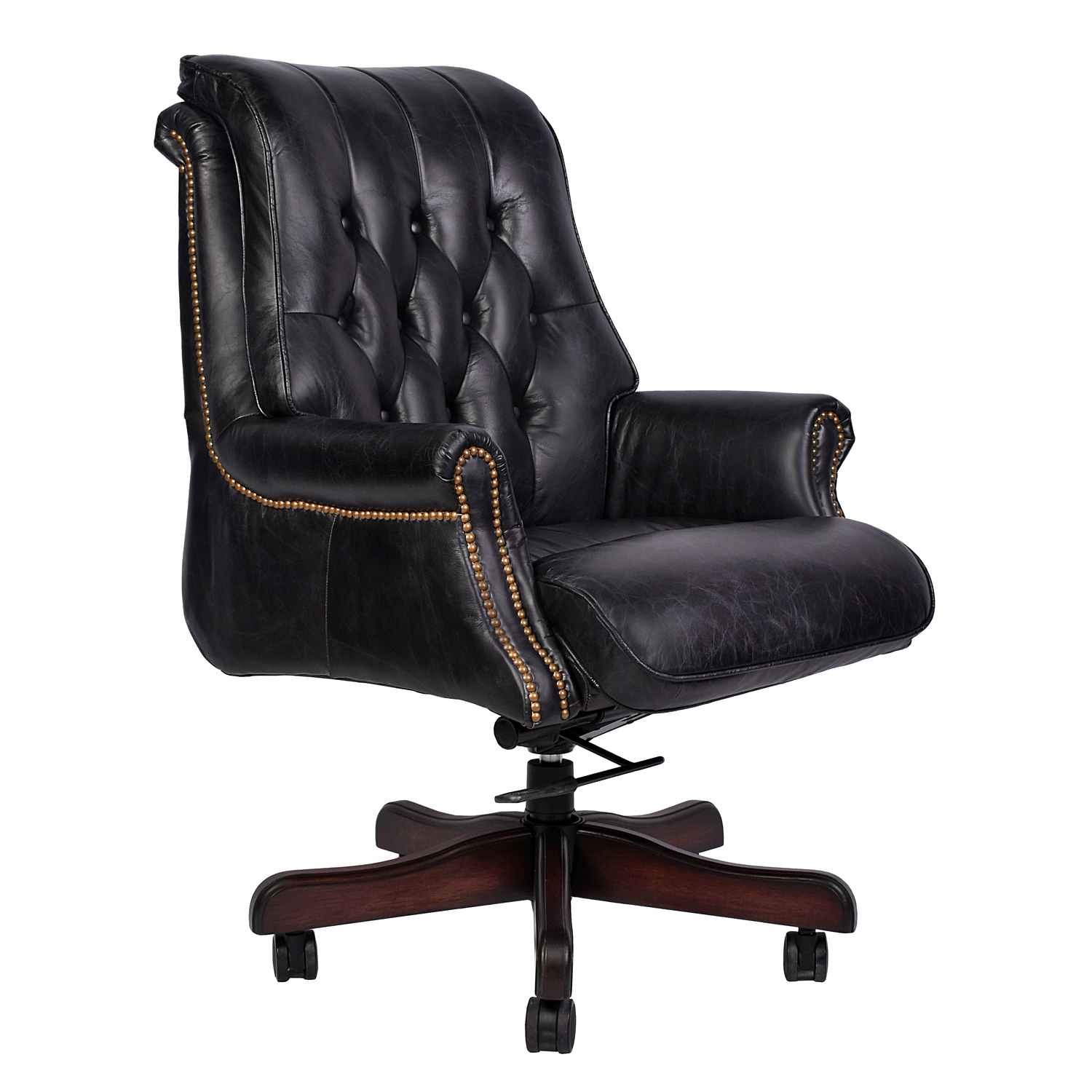 Chesterfield-Leather-Office-Chair