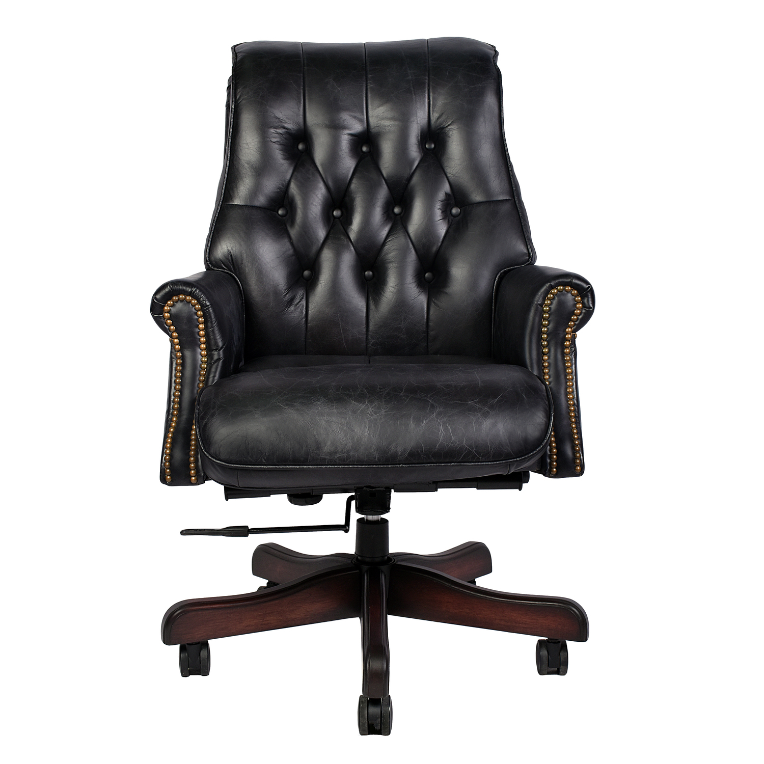 Chesterfield-Leather-Office-Chair