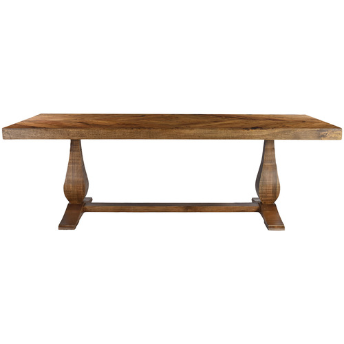 Chartwell Home Althea Parquet Mango Wood Dining Table Temple & ster