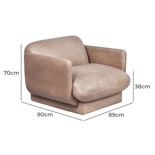 Gaia Leather Armchair