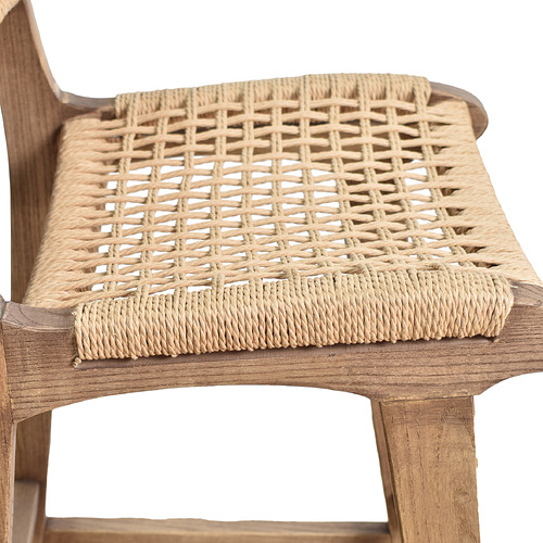 98cm Margarid Oak Wood Counter Stool