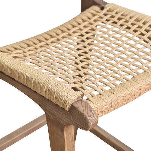 98cm Margarid Oak Wood Counter Stool
