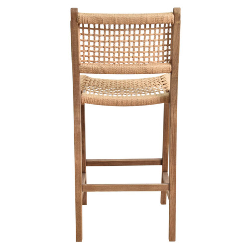 98cm Margarid Oak Wood Counter Stool