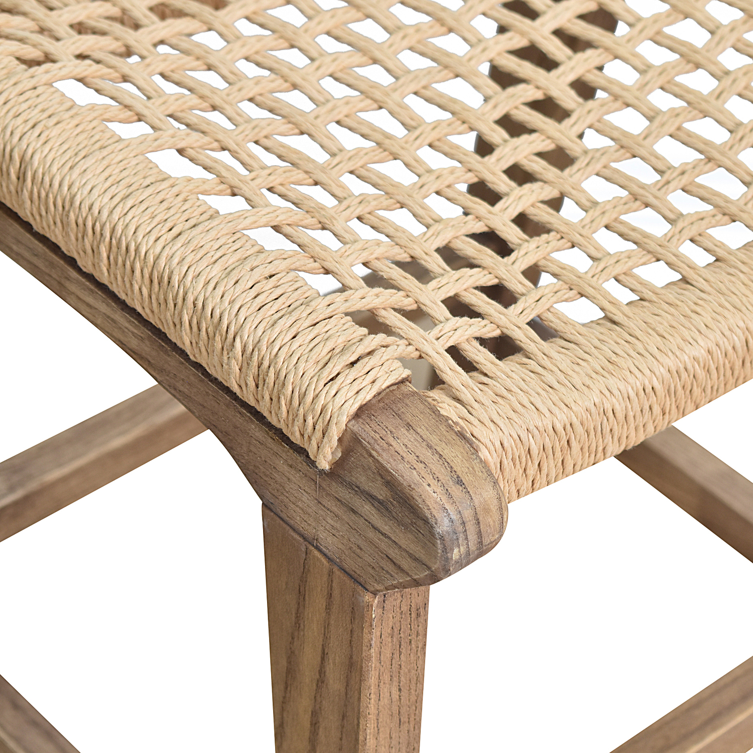 49cm Margarid Oak Wood Barstool