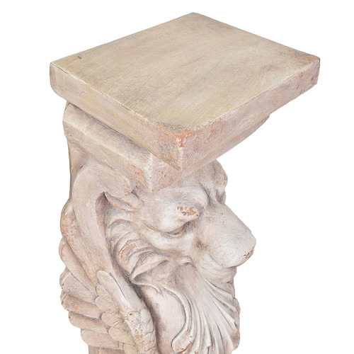 Claesson Lion Pillar Garden Statue