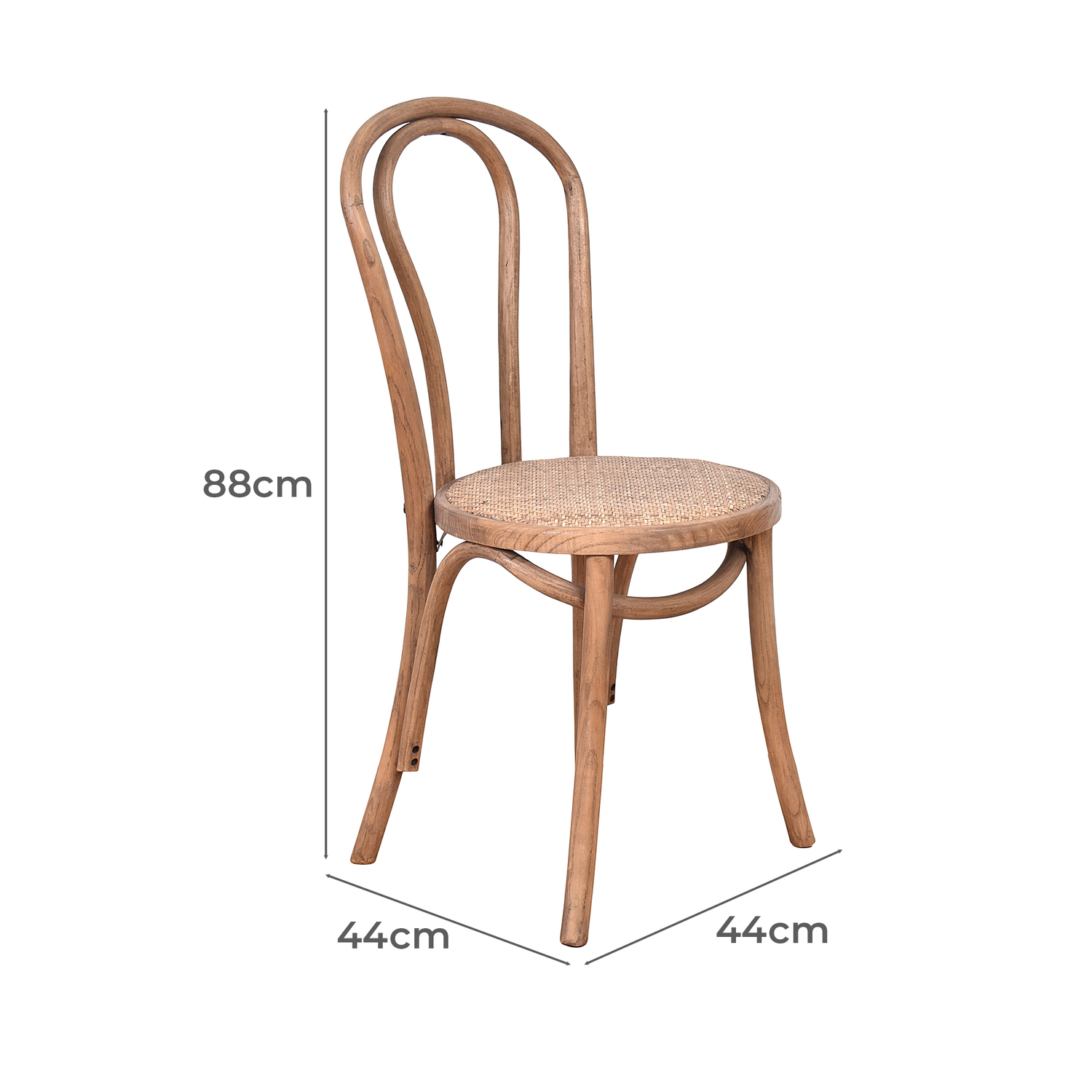 Ninfa Oak Wood Dining Chairs