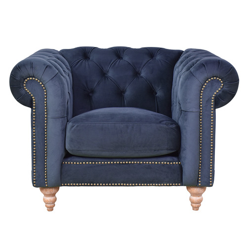 Chesterfield Victoria Velvet Armchair