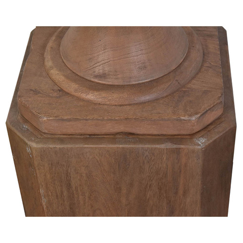 2 Piece Reeded Baluster Vase & Plinth Set