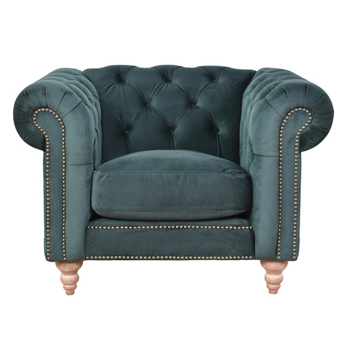 Chesterfield Victoria Velvet Armchair