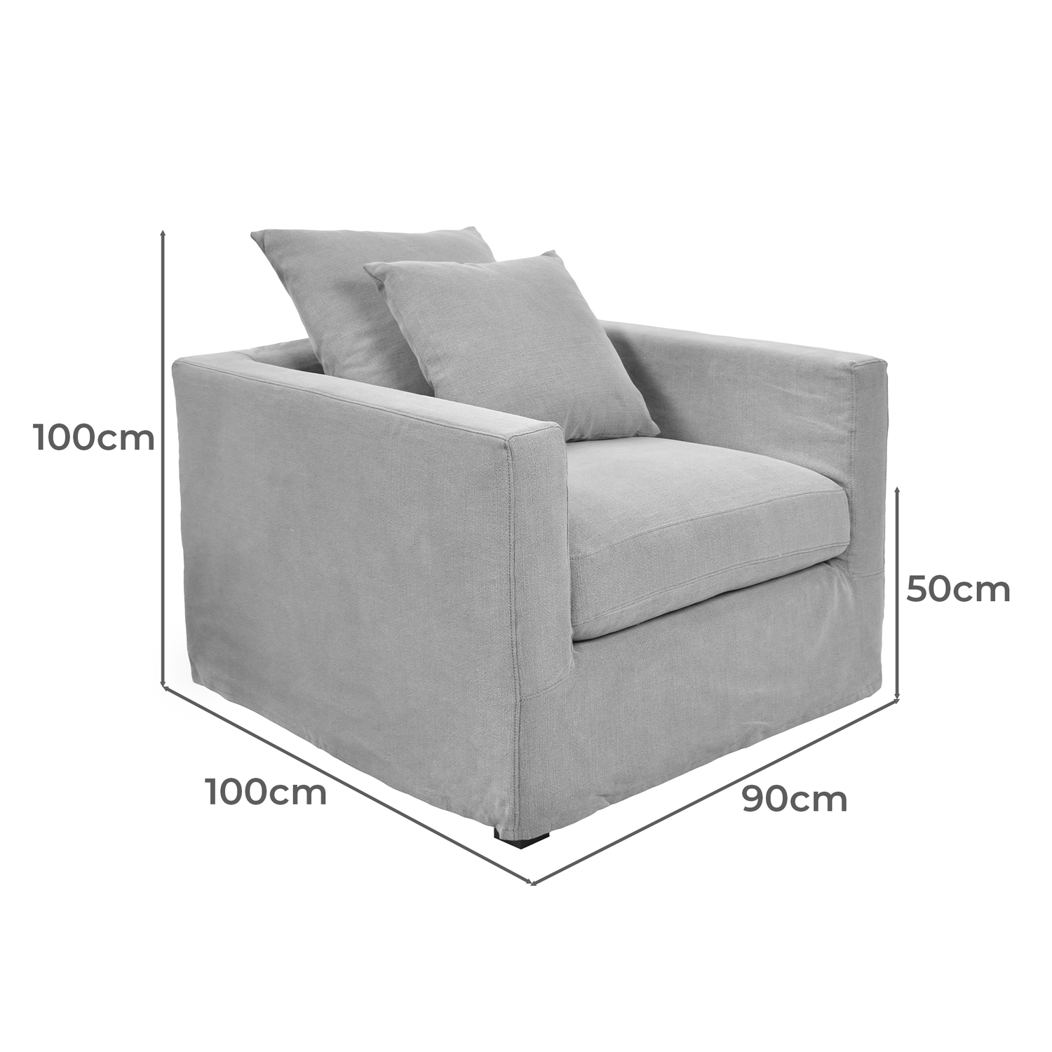 Chilalea Linen & Cotton Armchair