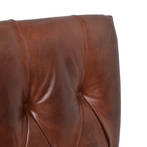 Lochlan Queen Leather Bedhead