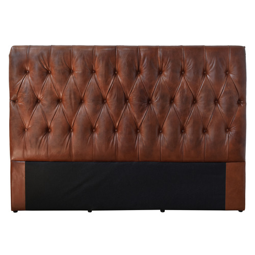 Lochlan King Leather Bedhead