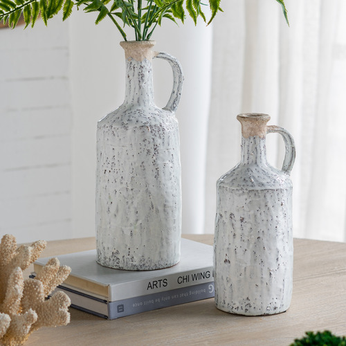 Iris Terracotta Vase
