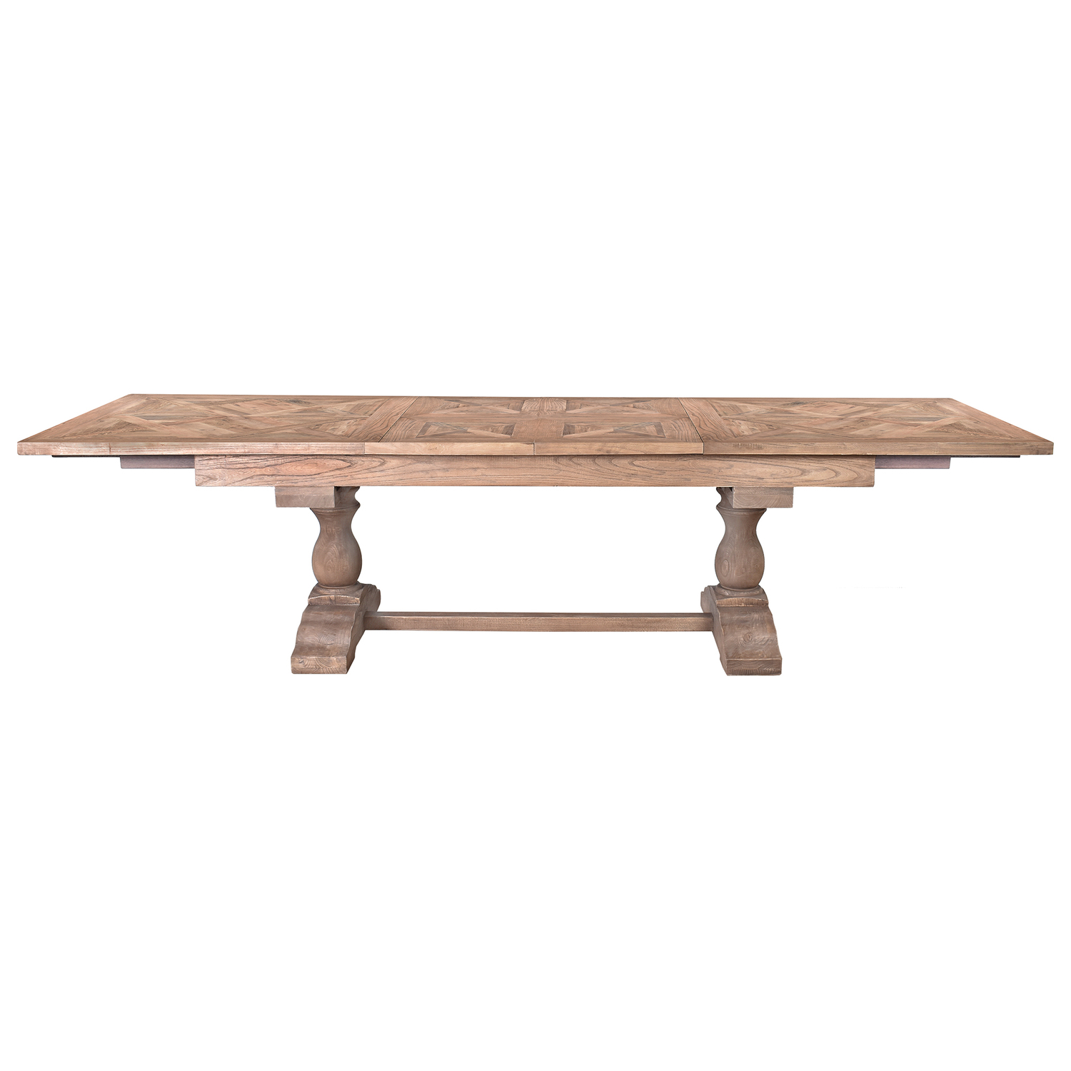 Maddox Elm Wood Extendable Dining Table