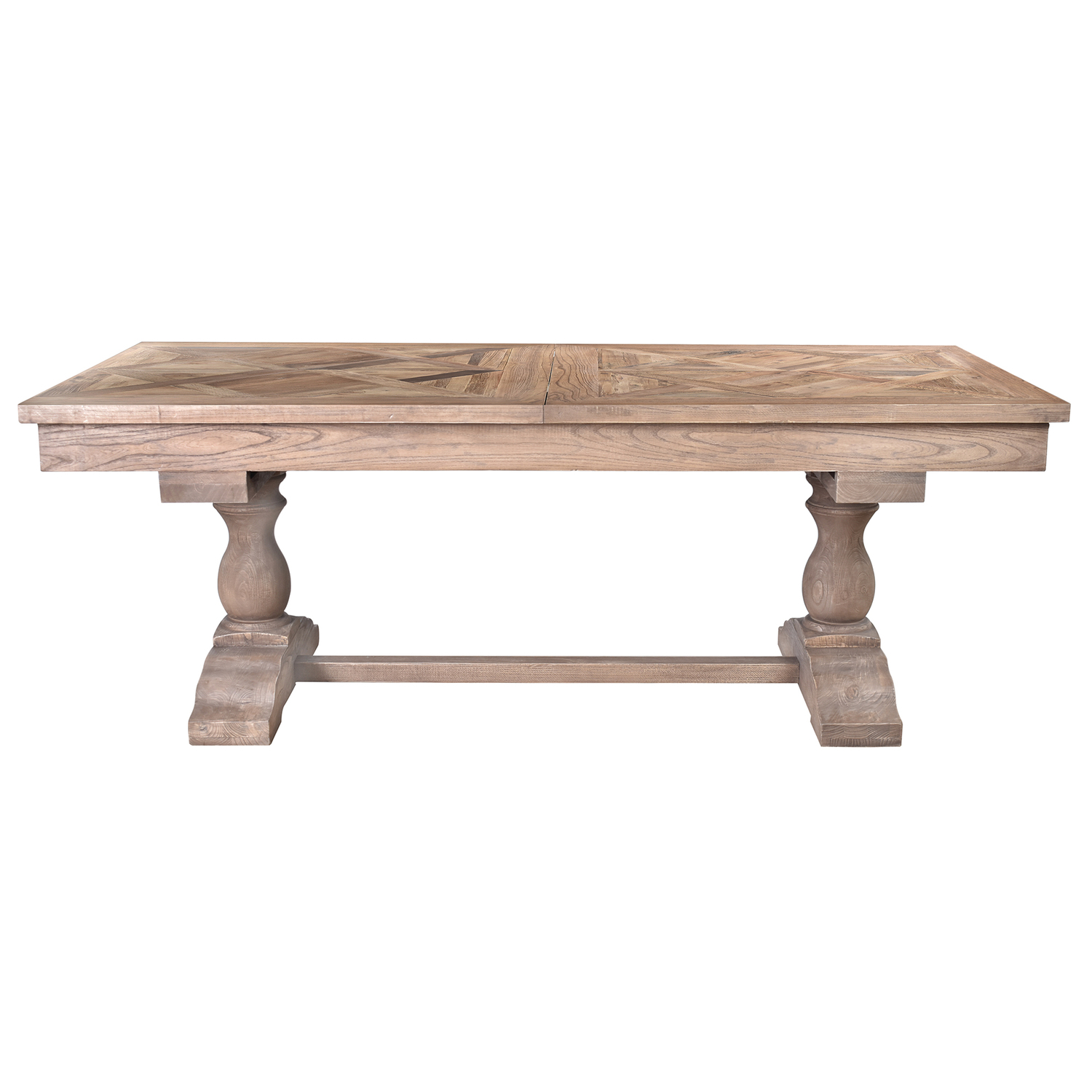 Maddox Elm Wood Extendable Dining Table