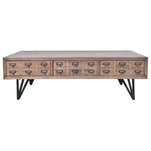 Elliot Elm Wood Coffee Table
