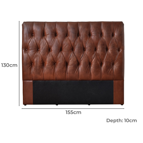 Lochlan Queen Leather Bedhead