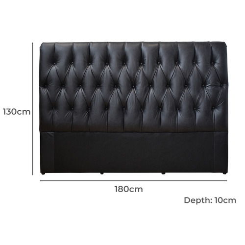 Lochlan King Leather Bedhead
