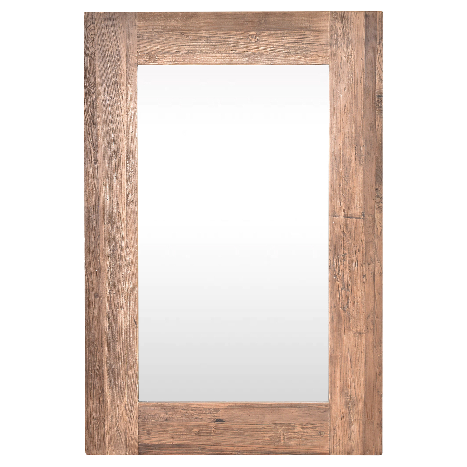 Winslow Reclaimed Elm Wood Wall Mirror